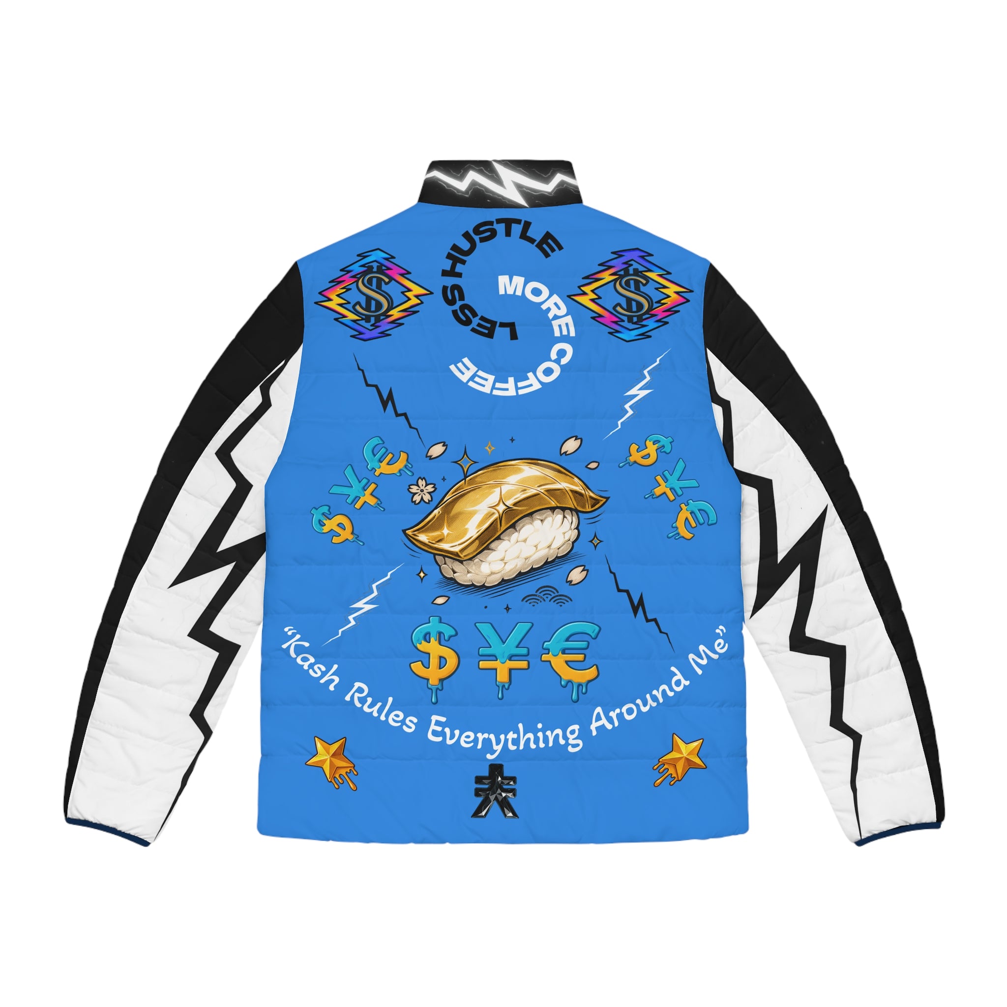 Néo-Sushi édition “Ice Hustle” Puffer Jacket —
