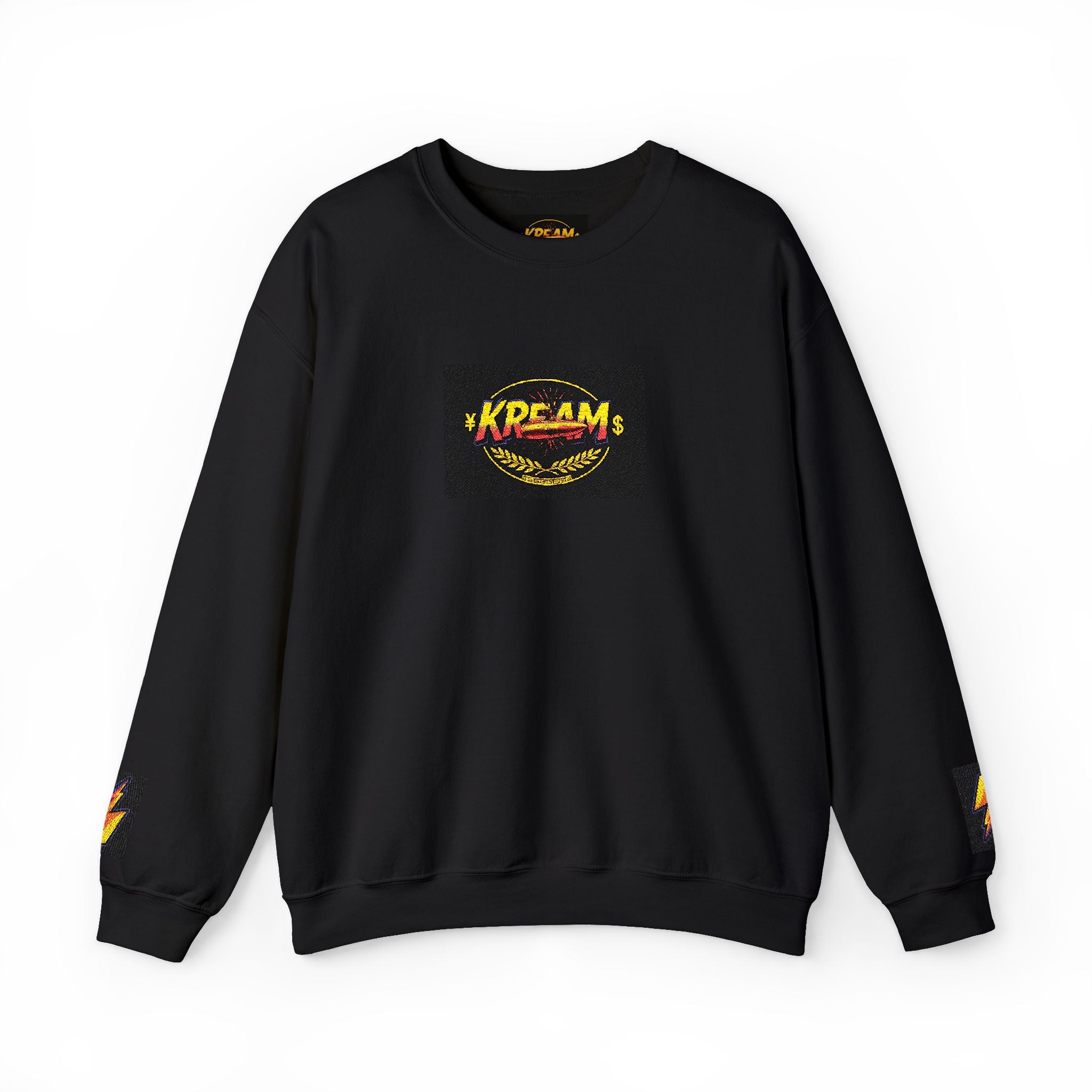 Dreams Logo Crewneck Sweatshirt — Retro Flame Graphic