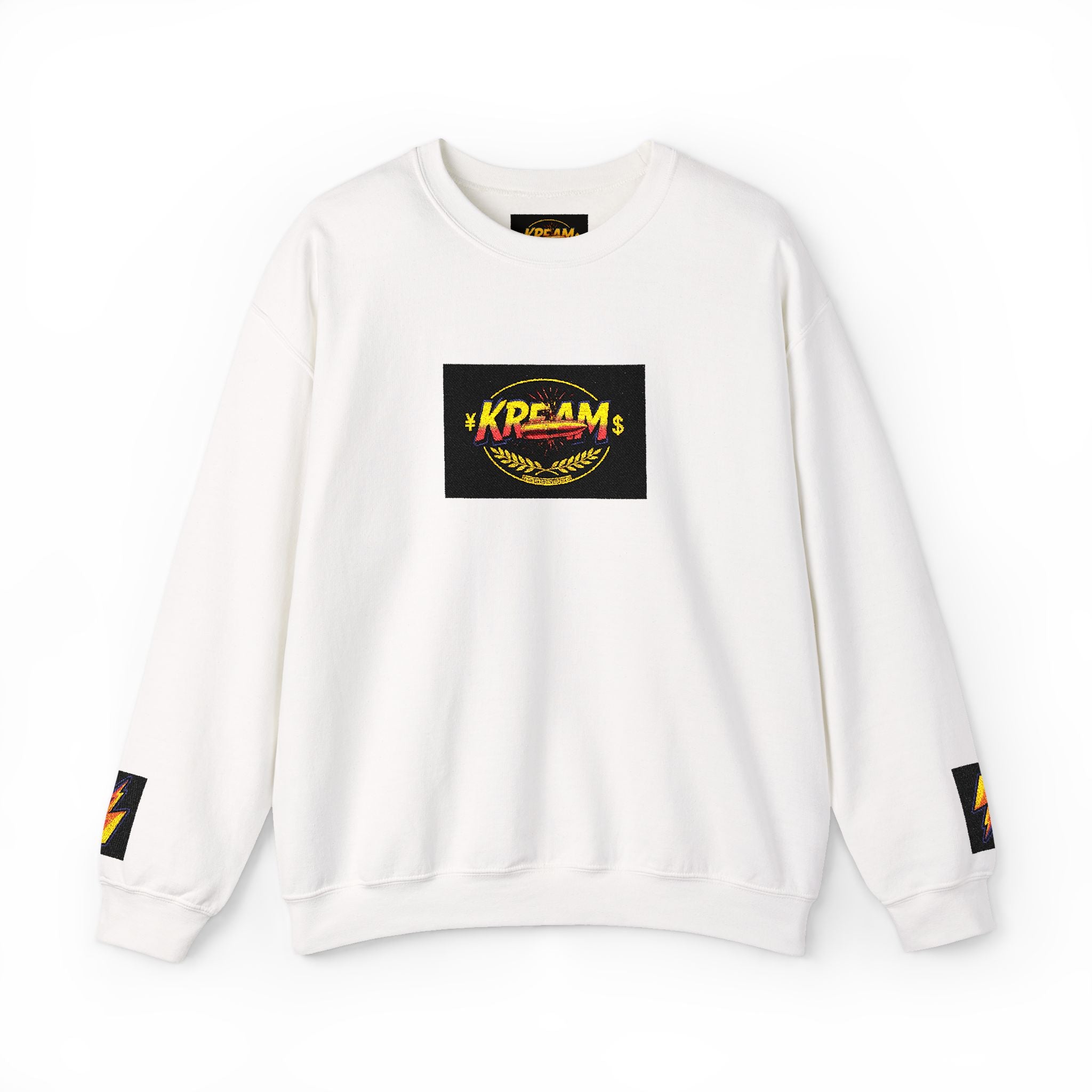 Dreams Logo Crewneck Sweatshirt — Retro Flame Graphic