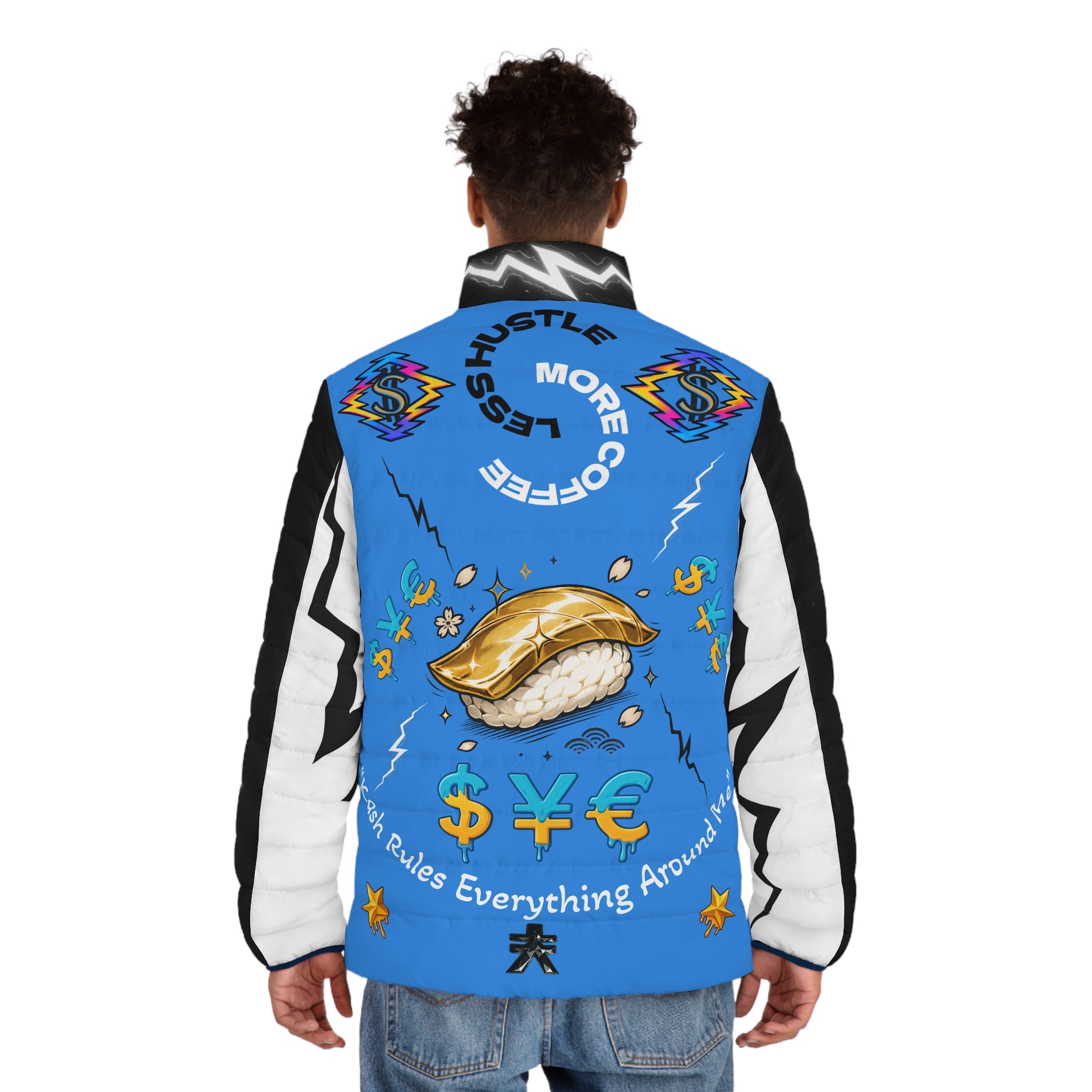 Néo-Sushi édition “Ice Hustle” Puffer Jacket —