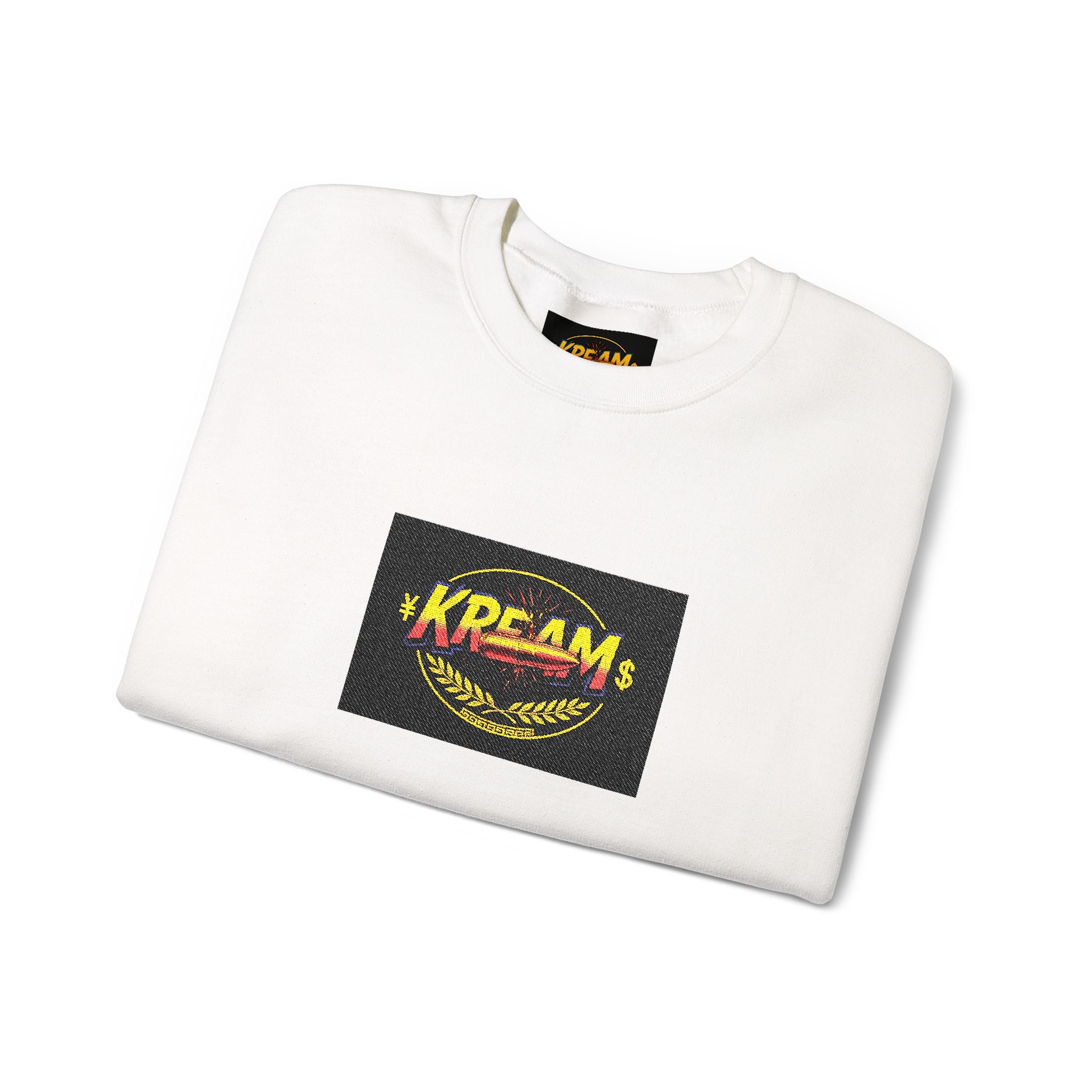 Dreams Logo Crewneck Sweatshirt — Retro Flame Graphic