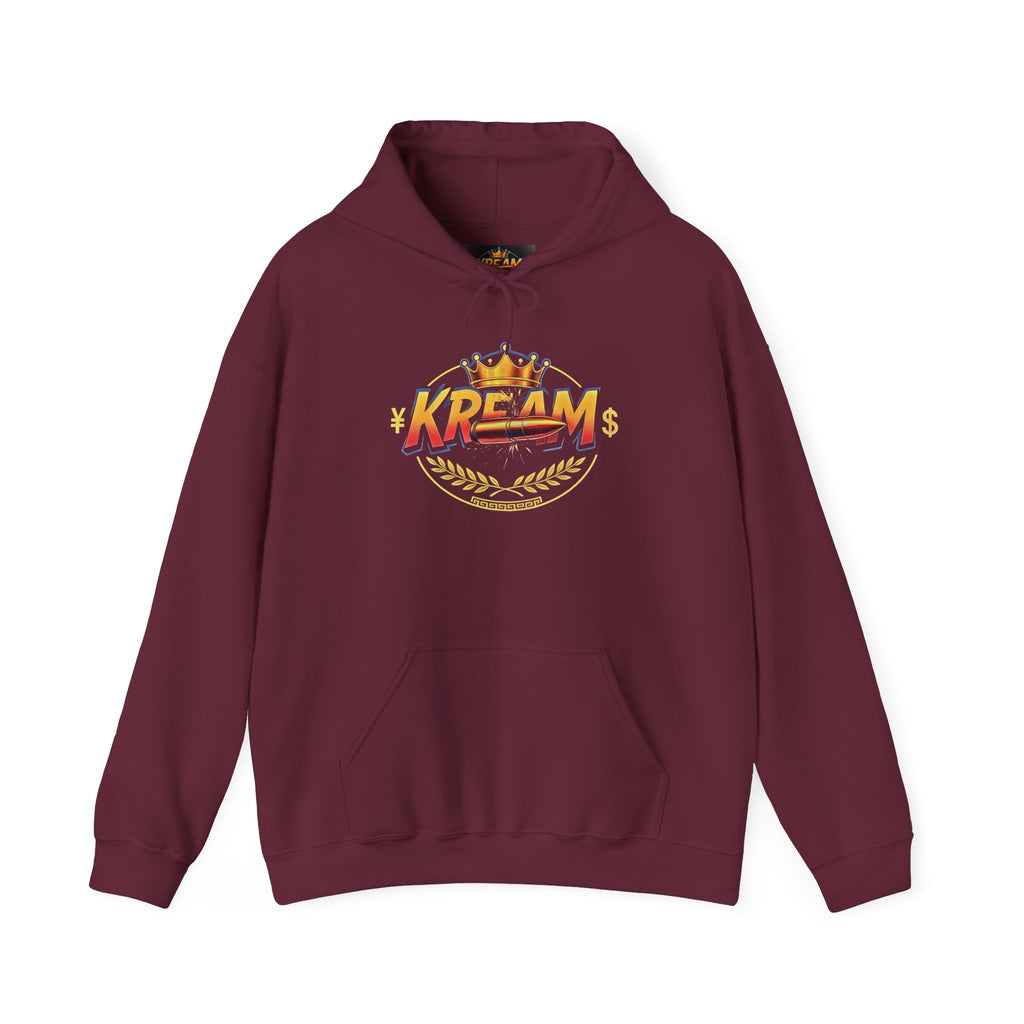 Kream Retro Logo Hoodie — Vintage Streetwear Pullover